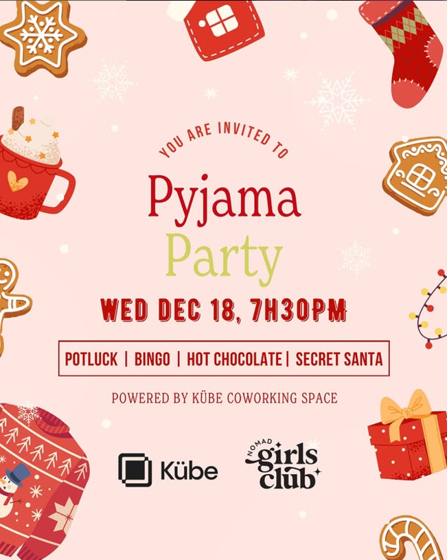 Nomad Girls Club Pajama Party - Dec 18th