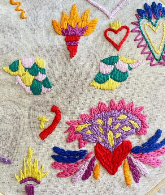 Textures Embroidery Workshop - Dec 16th